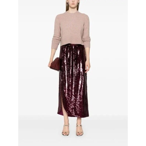 ALL SAINTS Wick Brushed Juper Sweater Alpaca Wool Blend Women’s Size Medium - Picture 2 of 14